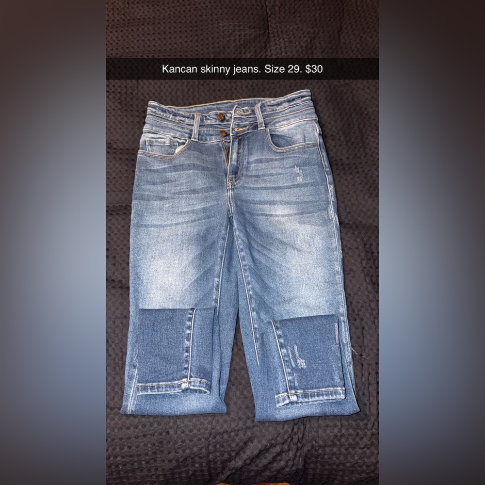 KanCan Light Blue Boyfriend Jeans